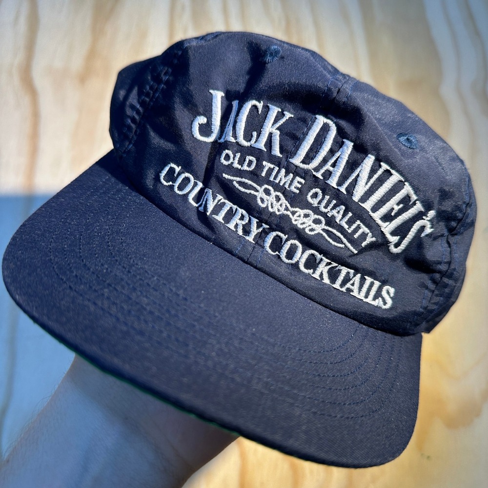 Jack Daniels Country Cocktails Navy Blue Baseball Cap Hat JDCC Adjustable